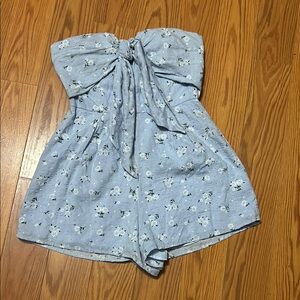 L’ Atiste by Amy Floral Strapless Romper S